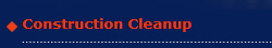 Construction Cleanup